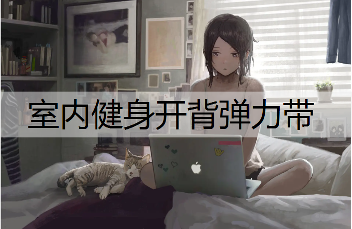 室内健身开背弹力带