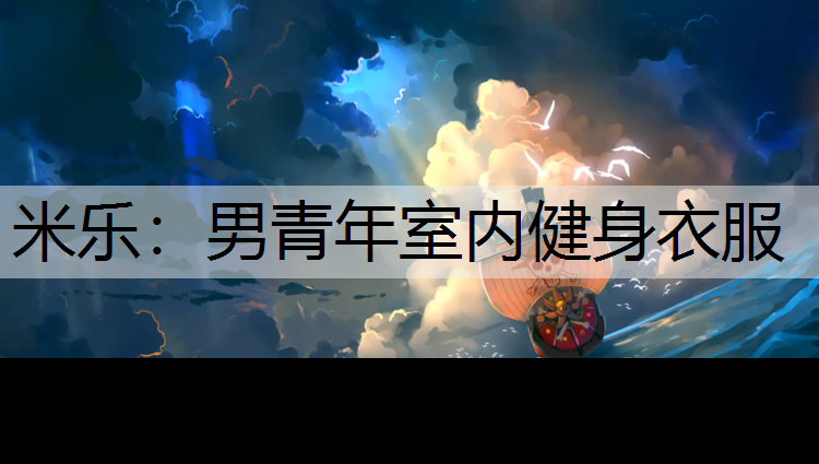 米乐：男青年室内健身衣服