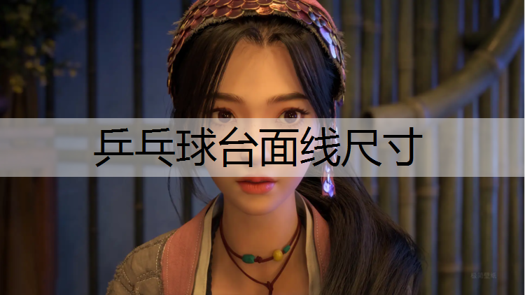乒乓球台面线尺寸