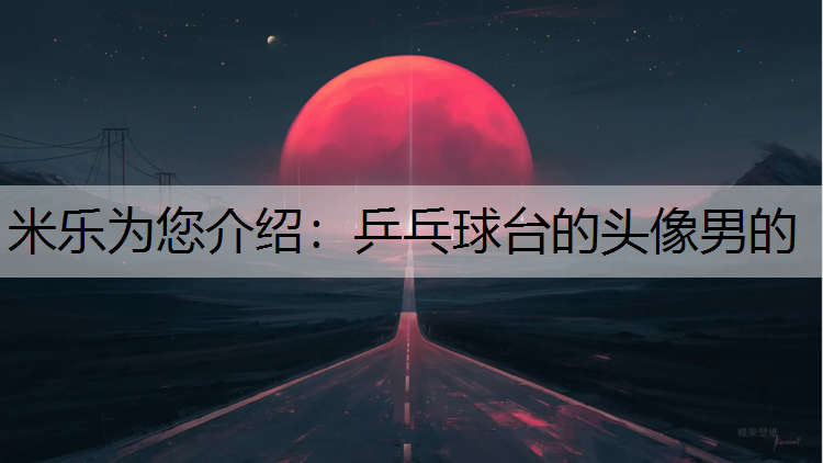 乒乓球台的头像男的