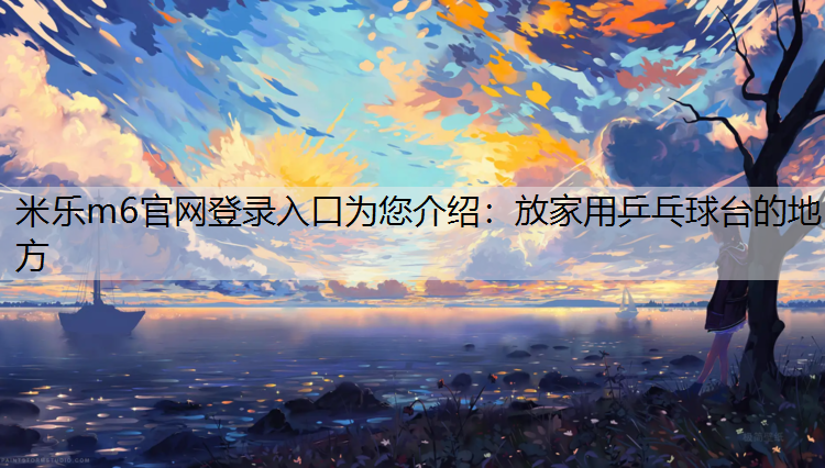 放家用乒乓球台的地方
